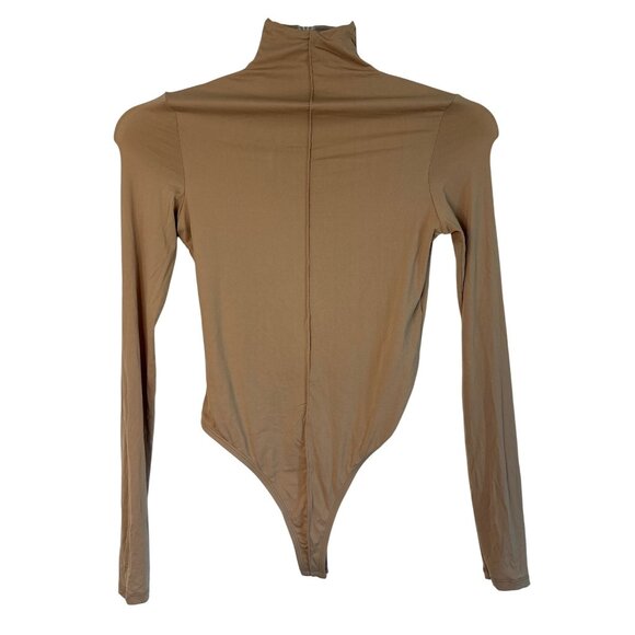 WARDROBE.NYC x Rosie Huntington-Whiteley RHW Long Sleeve Bodysuit Sahara Small - Picture 6 of 15